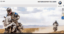 Desktop Screenshot of motorradsport-feil.de